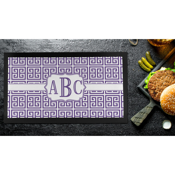 Greek Key Bar Mat - Small - LIFESTYLE