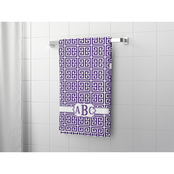 Greek Key Bath Towel - LIFESTYLE