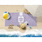 Greek Key Beach Towel Lifestyle
