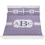 Greek Key Comforter Set - King (Personalized)