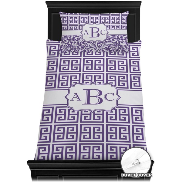 Greek Key Bedding Set (Twin) - Duvet