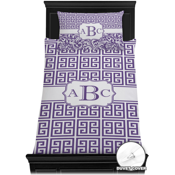 Greek Key Bedding Set (TwinXL) - Duvet