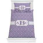 Greek Key Comforter Set - Twin (Personalized)