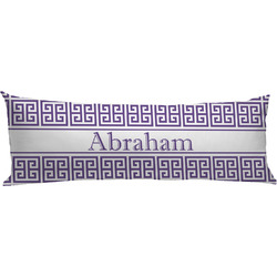Greek Key Body Pillow Case (Personalized)