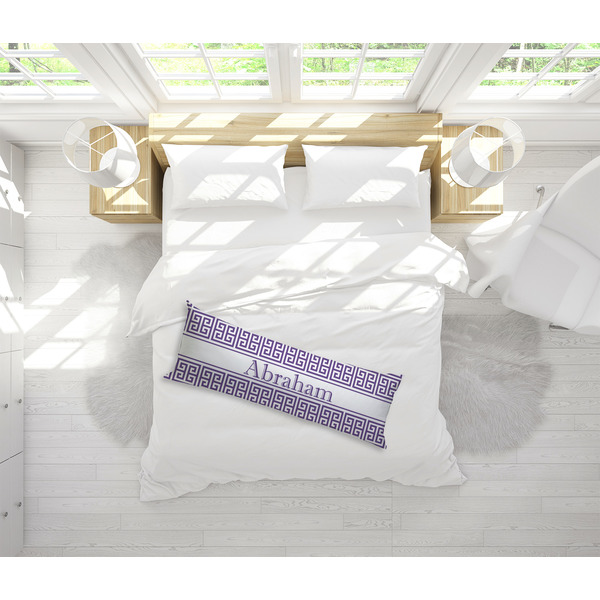 Greek Key Body Pillow - LIFESTYLE