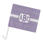 Greek Key Car Flag - Large (Personalized)