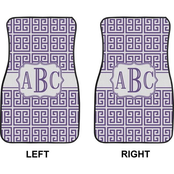 Greek Key Car Mat Front - Approval