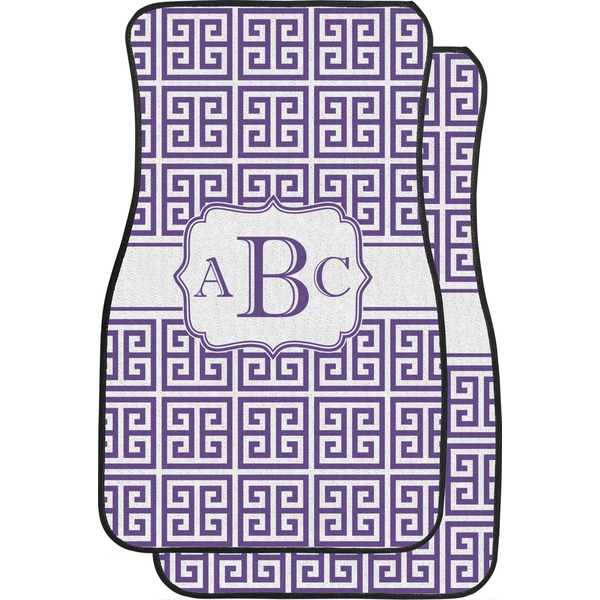 Custom Greek Key Car Floor Mats (Personalized)