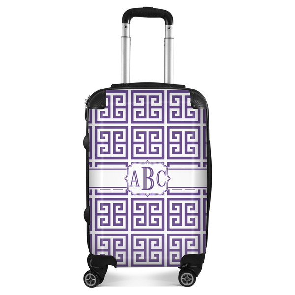 Custom Greek Key Suitcase (Personalized)