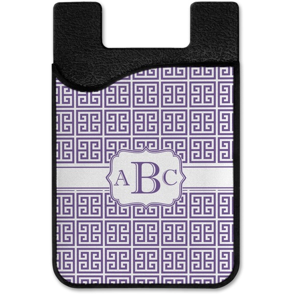 Greek Key Cell Phone Credit Card Holder