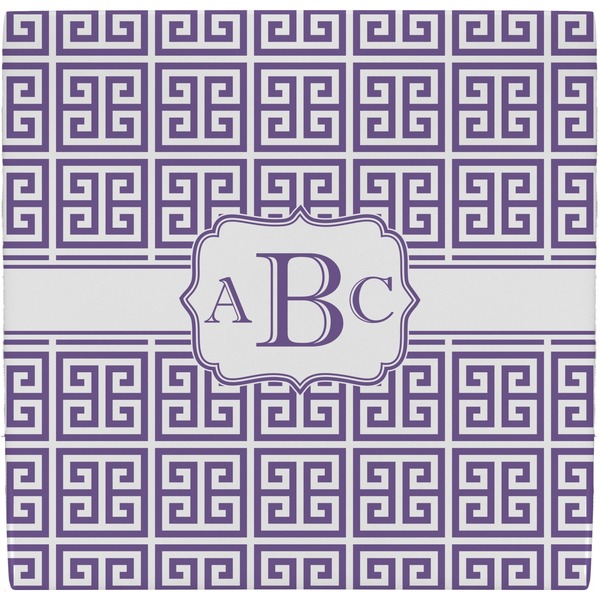 Custom Greek Key Ceramic Tile Hot Pad (Personalized)