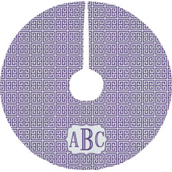 Greek Key Tree Skirt (Personalized)