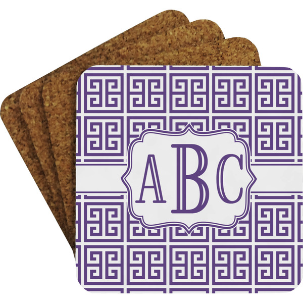Greek Key Coaster Set (Personalized)