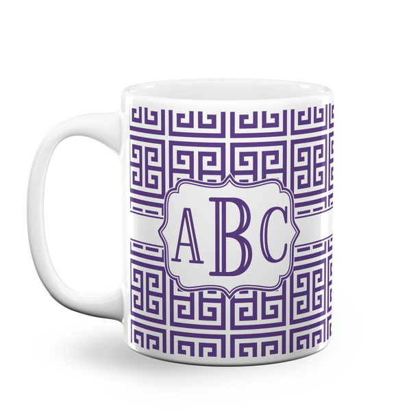 Custom Greek Key Coffee Mug (Personalized)