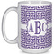 Greek Key 15 Oz Coffee Mug - White (Personalized)