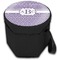 Greek Key Collapsible Personalized Cooler & Seat (Closed)