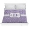 Greek Key Comforter - King (Personalized)
