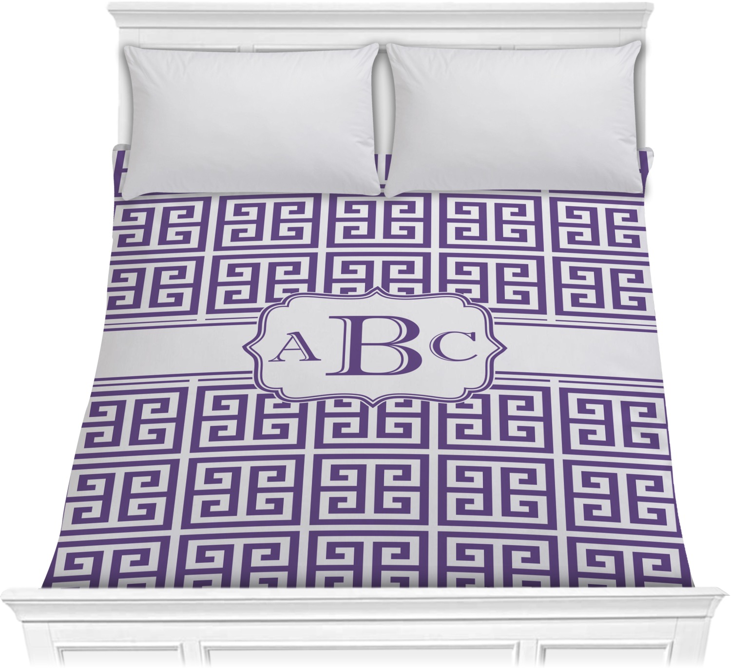 Greek Key Comforter (Personalized) YouCustomizeIt