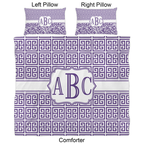 Greek Key Comforter Set - King - Approval