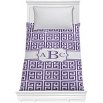 Greek Key Comforter - Twin (Personalized)
