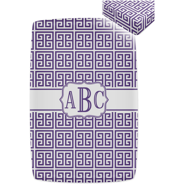 Greek Key Crib Fitted Sheet - Apvl