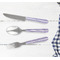 Greek Key Cutlery Set - w/ PLATE