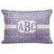 Greek Key Decorative Baby Pillowcase - 16"x12" w/ Monogram