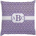 Greek Key Decorative Pillow Case (Personalized)