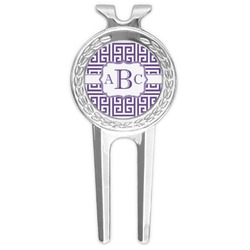 Greek Key Golf Divot Tool & Ball Marker (Personalized)