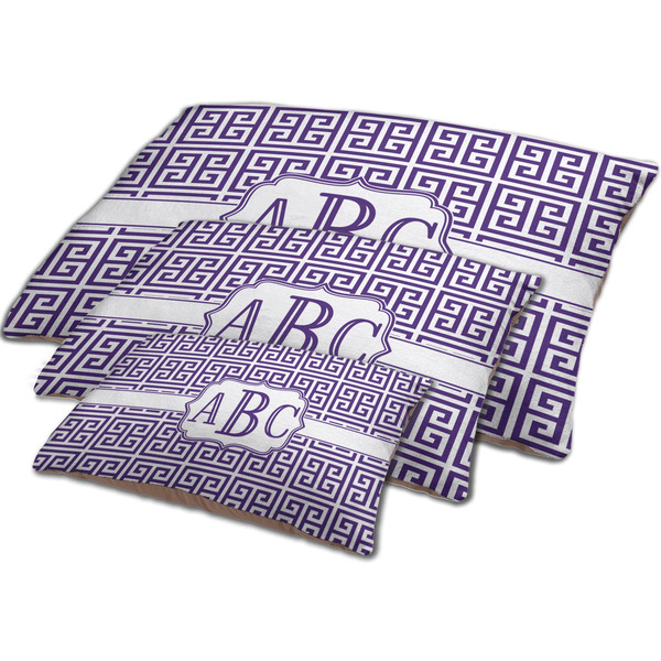 Greek Key Dog Beds - MAIN (sm, med, lrg)