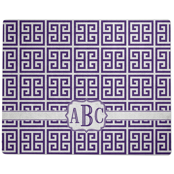 Greek Key Dog Food Mat - Large without Bowls