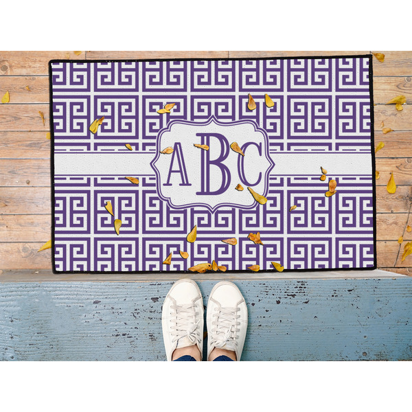Greek Key Door Mat - LIFESTYLE (Med)