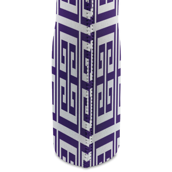 Greek Key Double Wine Tote - DETAIL 2 (new)