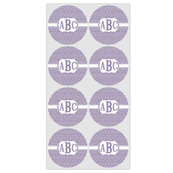 Greek Key Drink Topper - Medium - Set of 12