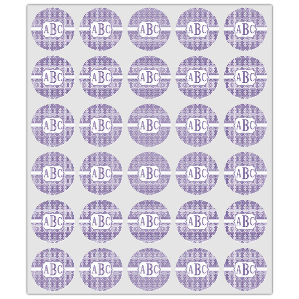 Greek Key Drink Topper - XSmall - Set of 30