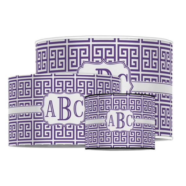 Greek Key Drum Lampshades - MAIN