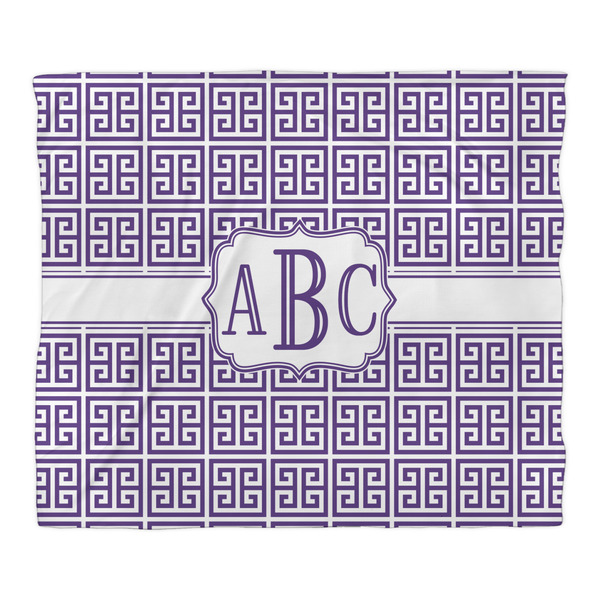 Greek Key Duvet Cover - King - Front