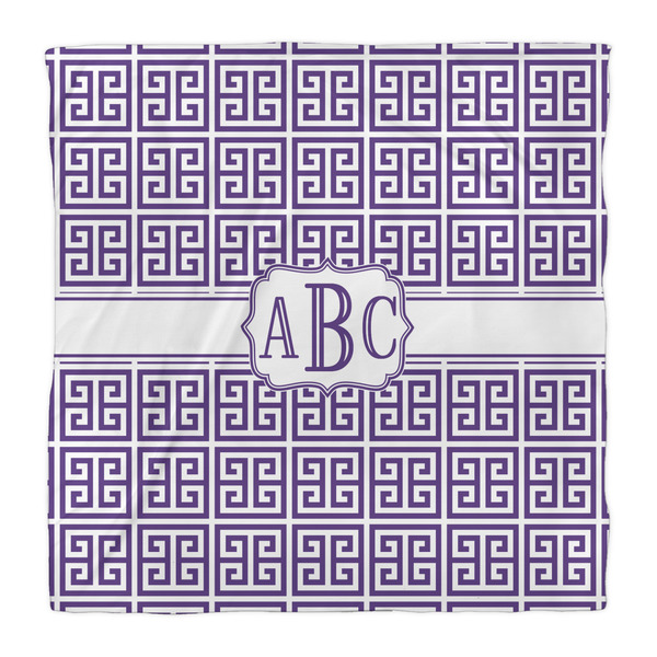 Greek Key Duvet Cover - Queen - Front