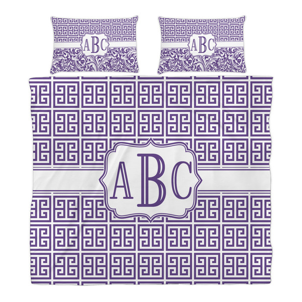 Greek Key Duvet Cover Set - King - Alt Approval