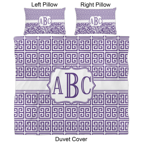 Greek Key Duvet Cover Set - King - Approval