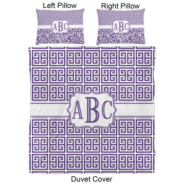 Greek Key Duvet Cover Set - Queen - Approval