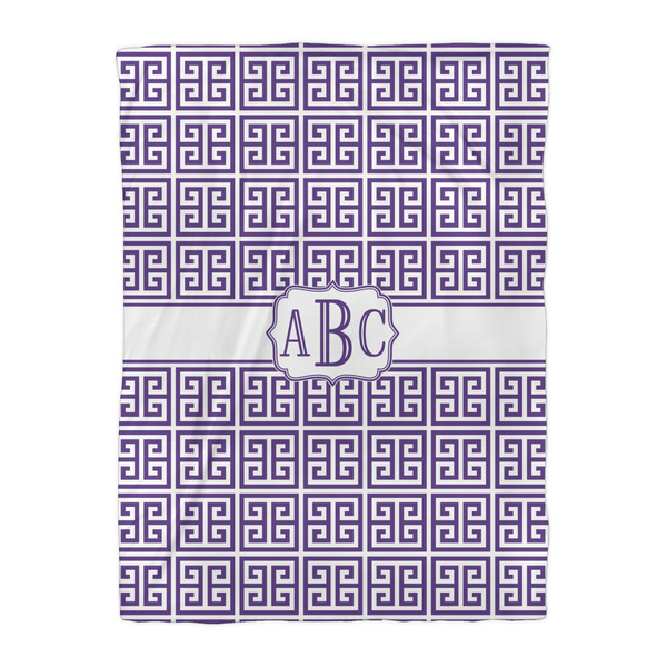 Greek Key Duvet Cover - Twin XL - Front