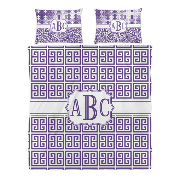 Greek Key Duvet cover Set - Queen - Alt Approval