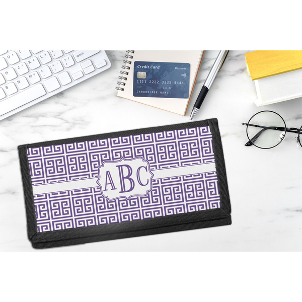 Greek Key DyeTrans Checkbook Cover - LIFESTYLE