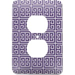 Greek Key Electric Outlet Plate