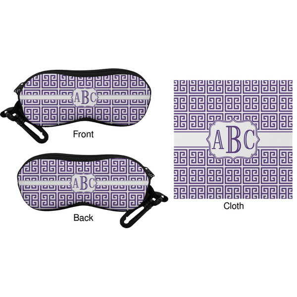 Greek Key Eyeglass Case & Cloth (Approval)