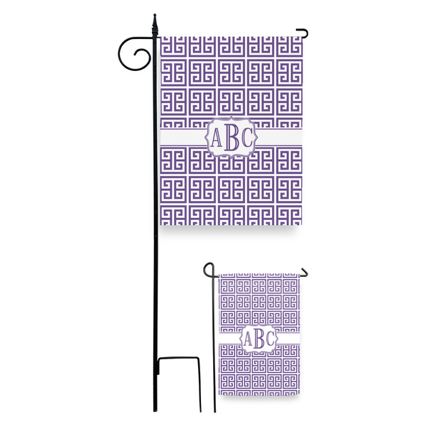Greek Key Garden Flag - PARENT/MAIN