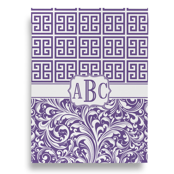 Greek Key Garden Flags - Large - Double Sided - BACK