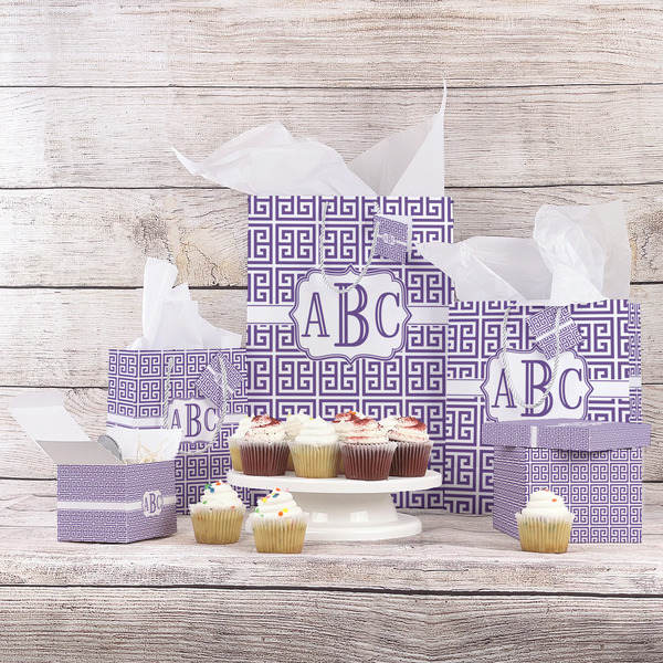 Greek Key Gift Bags - In Context