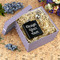 Greek Key Gift Boxes with Lid - Canvas Wrapped - X-Large - In Context